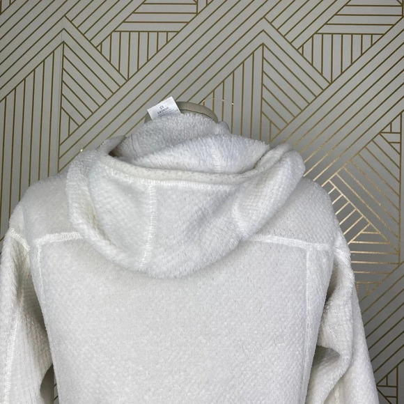Patagonia Re-Tool Snap-T Fleece Pullover Hoodie Sweatshirt Cream Size US XS - Picture 9 of 12